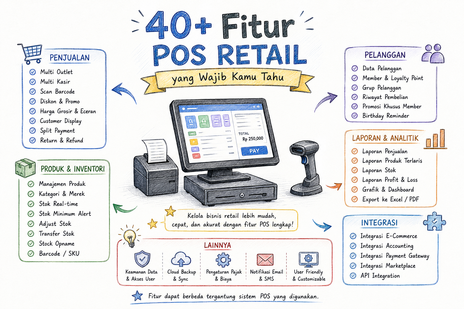 40+ Fitur POS Retail yang Wajib Kamu Tahu